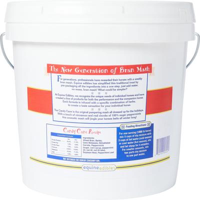 Show full view: Equine Edibles Therapeutic Bran Mash Candy Cane Recipe Horse Treats, 7.5-lb tub slide 2 of 3