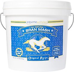 Equine Edibles Therapeutic Bran Mash Original Recipe Horse Treats, 7.5-lb tub