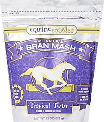 Equine Edibles Therapeutic Bran Mash Tropical Twist Horse Treats, 22-oz bag
