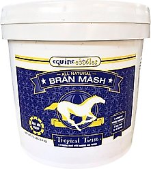 Equine Edibles Therapeutic Bran Mash Tropical Twist Horse Treats, 7.5-lb tub