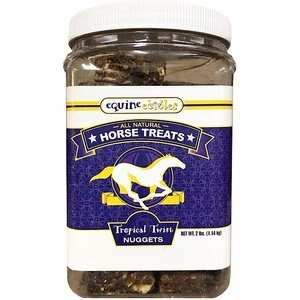 Equine Edibles Tropical Twist Nugget Horse Treats, 2-lb tub