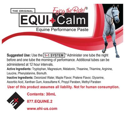 Show full view: Equine Healthcare International Equi+Calm Molasses Flavor Paste Horse Supplement, 30-cc syringe, 1 count slide 2 of 2