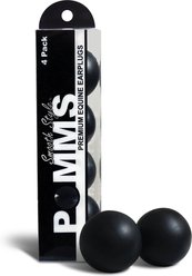 Equine Healthcare International Pomms Smooth Style Horse Ear plugs, 4 count, Regular