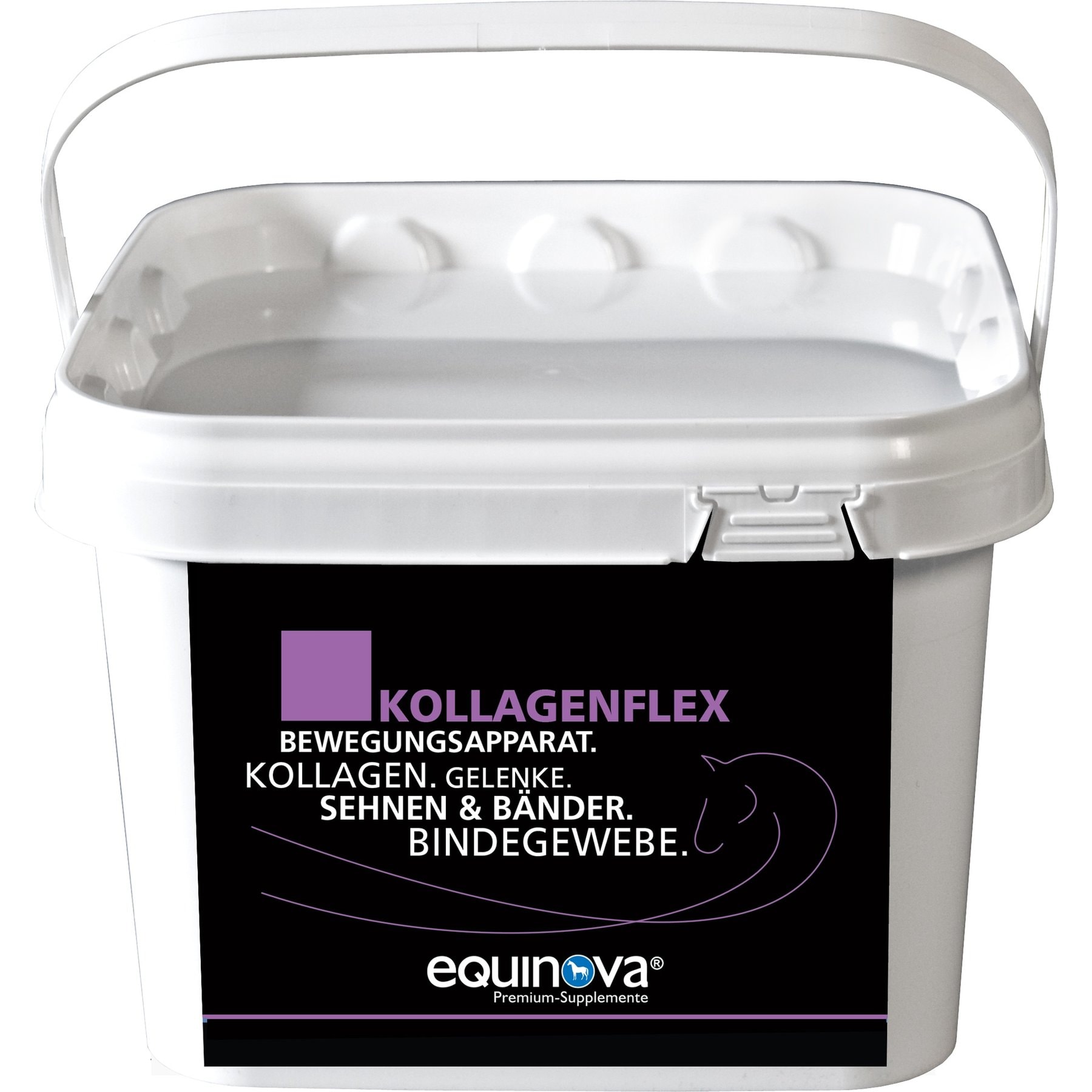 equinova Kollagenflex Horse Supplement, 4.4-lb bucket
