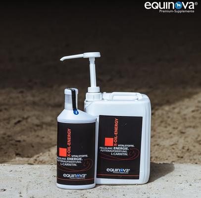 Show full view: equinova X-Oil Energy Horse Supplement, 33-fl oz bottle slide 3 of 6