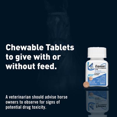 Show full view: Equioxx (Firocoxib) Tablets for Horses, 57 mg, 60 Tablets slide 5 of 6
