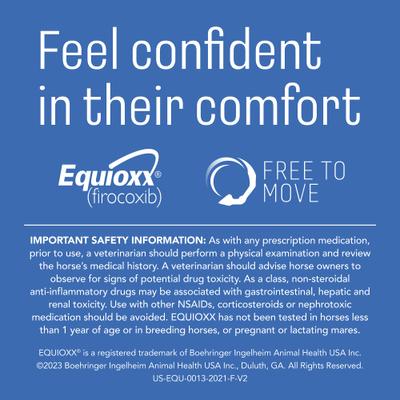 Show full view: EQUIOXX Oral Paste for Horses (firocoxib), 0.045 mg/lb, 6.93 g, 1 syringe slide 6 of 7