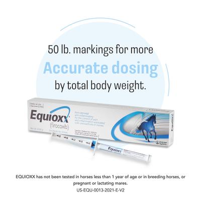 Show full view: EQUIOXX Oral Paste for Horses (firocoxib), 0.045 mg/lb, 6.93 g, 7 Syringes slide 5 of 7