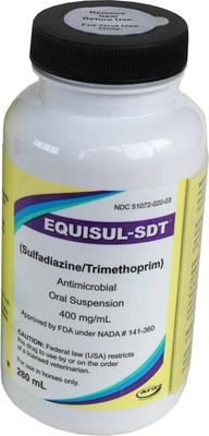 Show full view: Equisul-SDT Oral Suspension for Horses, 400mg/mL, 280mL slide 3 of 5