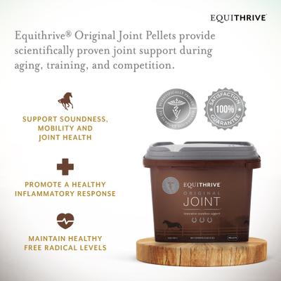 Show full view: Equithrive Original Joint Pellets Horse Supplement, 3.3-lb tub slide 2 of 6