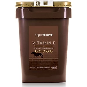 Equithrive Vitamin E Pellets Horse Supplement, 10-lb tub