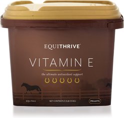 Equithrive Vitamin E Pellets Horse Supplement, 3.3-lb tub