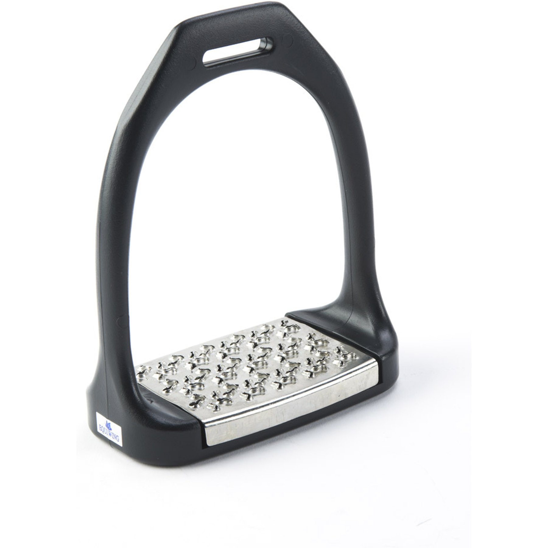EquiWing HyperNylon Horse Stirrup Irons Fillis, Black, 4.75-in