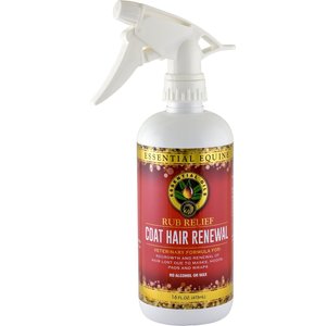 Equus Magnificus Essential Equine Rub Relief Horse Coat Hair Renewal, 16-fl oz bottle