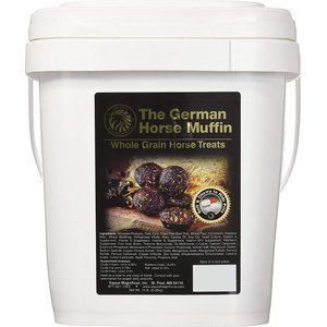 Equus Magnificus The German Horse Muffin Molasses Horse Treats, 14-lb bucket