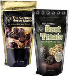 Equus Magnificus The German Horse Muffin Molasses + Low Starch, Low Sugar Beet Horse Treats