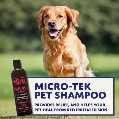 Show full view: EQyss Grooming Products Micro-Tek Dog & Cat Shampoo, 16-fl oz bottle slide 3 of 6
