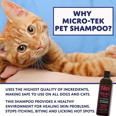 Show full view: EQyss Grooming Products Micro-Tek Dog & Cat Shampoo, 16-fl oz bottle slide 4 of 6