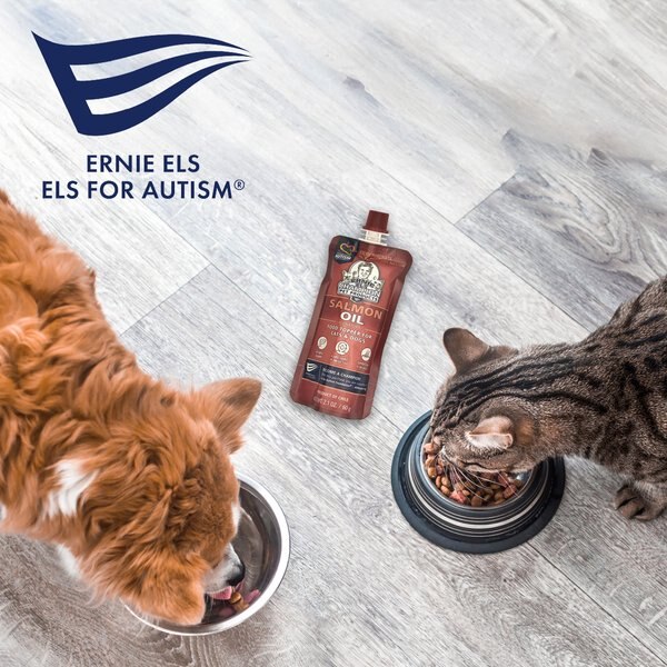 Ernie Els Pet Products Salmon Mousse Lickable Cat Treats, 2.1-oz pouch