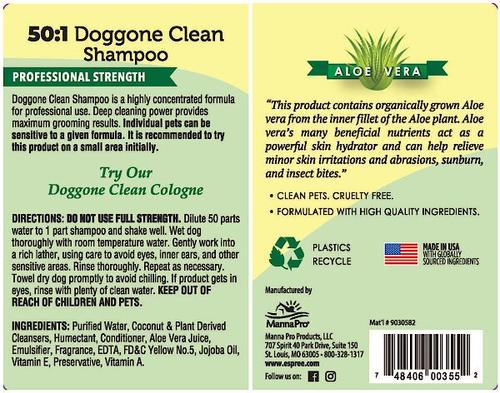Show full view: Espree 50:1 Doggone Clean Dog & Cat Shampoo, 1-gallon slide 2 of 2