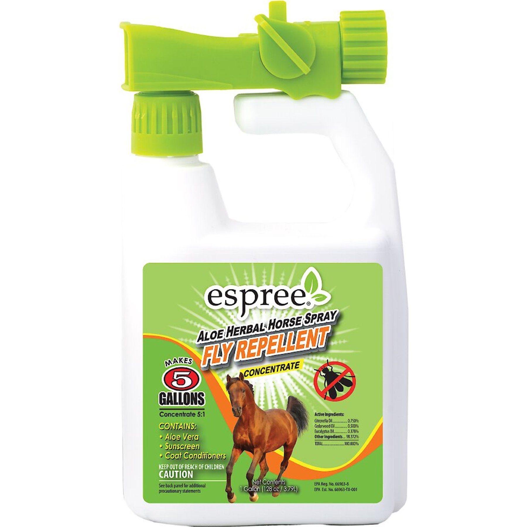 Espree Aloe Herbal Fly Repellant Horse Spray, 1-gallon, bundle of 2