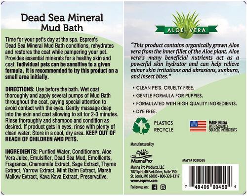 Show full view: Espree Dead Sea Mineral Mudbath Dog Conditioner, 1-gallon slide 3 of 3