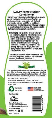 Show full view: Espree Luxury Remoisturizer Aloe Vera Dog & Cat Conditioner, 20-fl oz slide 2 of 2