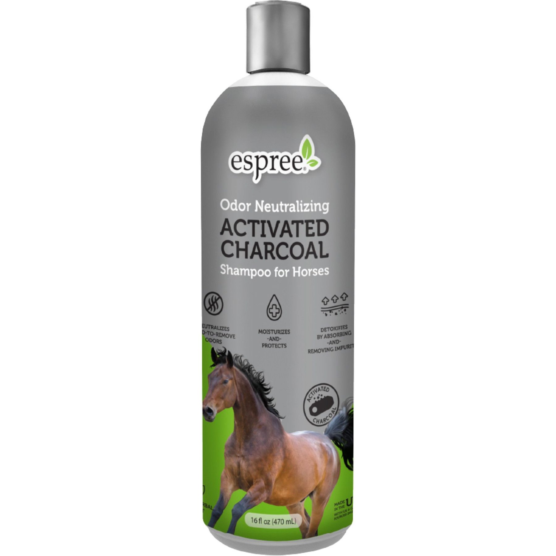 Espree Odor Neutralizing Charcoal Horse Shampoo, 16-fl oz bottle