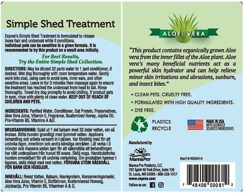 Show full view: Espree Simple Shed Dog Treatment, 1-gallon slide 2 of 3