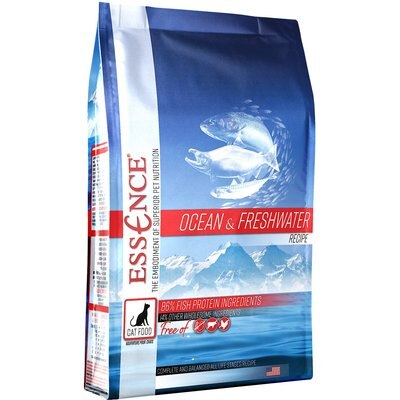 Essence Essence Ocean & Freshwater Recipe Grain-Free Dry Cat Food, 4-lb bag
