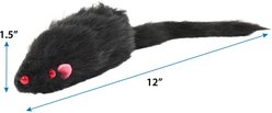 Ethical Pet 5-in Noisy Ferret Plush Cat Toy with Catnip, 5-in slide 2 of 3