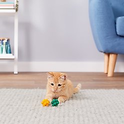 Ethical Pet Atomic Rubber Bouncing Ball Cat Toy, 2-pack slide 2 of 4