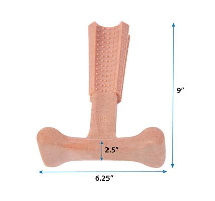 Show full view: Ethical Pet Bam-bones Plus Beef Tough Dog Chew Toy, 7-in slide 2 of 5