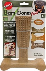 Ethical Pet Bam-bones Plus Chicken Tough Dog Chew Toy, 7-in