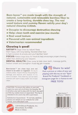 Show full view: Ethical Pet Bam-bones Wishbone Chicken Tough Dog Chew Toy, Large slide 5 of 6