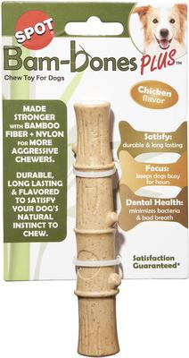 Show full view: Ethical Pet Bambone & Bamboo Chicken Dog Toy, 5.75-in slide 2 of 6