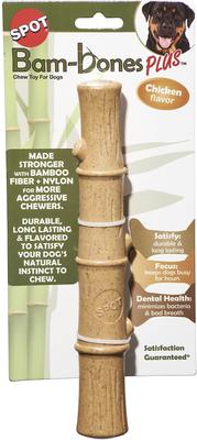 Show full view: Ethical Pet Bambone & Bamboo Chicken Dog Toy, 9.5-in slide 2 of 6