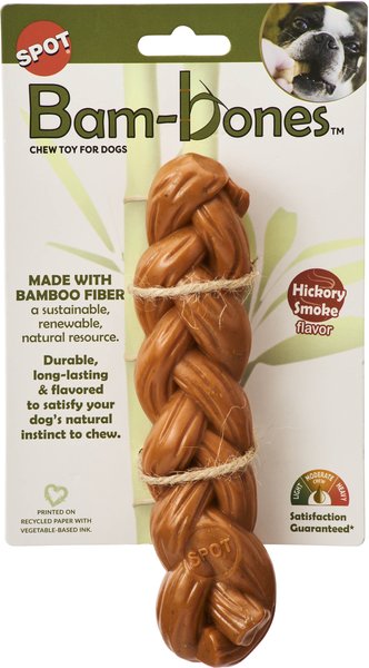 Ethical Pet SPOT Bambone Braided Stick Hickory Dog Toy Ethical Pet SPOT Bambone Braided Stick Hickory Dog Toy