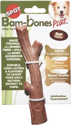 Show full view: Ethical Pet Bambone & Branch Beef Dog Toy, 5.75-in slide 2 of 6
