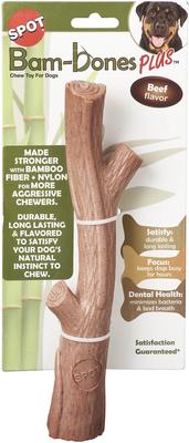 Show full view: Ethical Pet Bambone & Branch Beef Dog Toy, 9.5-in slide 2 of 6