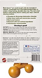 Ethical Pet Bambone Nubby Bone Peanut Butter Flavored Dog Chew Toy, Tan slide 2 of 4