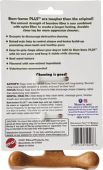 Ethical Pet Bambone Plus Peanut Butter Flavored Tough Chew Dog Toy, Tan, 6-in slide 2 of 4