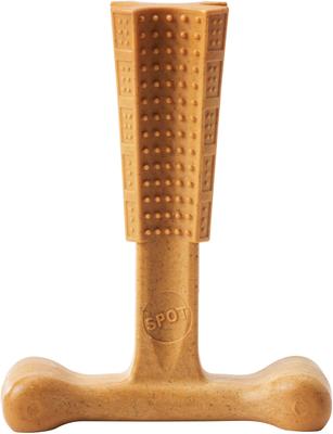 Show full view: Ethical Pet Bambone Plus Peanut Butter Flavored Tough Chew Dog Toy, Tan, 7-in slide 3 of 5