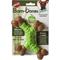 Show in main carousel: Ethical Pet Bambone X-Bone Apple Flavored Bone Dog Toy, Brown/Green, 6-in slide 1 of 6