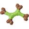 Show in main carousel: Ethical Pet Bambone X-Bone Apple Flavored Bone Dog Toy, Brown/Green, 6-in slide 4 of 6