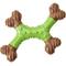 Show in main carousel: Ethical Pet Bambone X-Bone Apple Flavored Bone Dog Toy, Brown/Green, 8-in slide 4 of 6