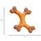 Show in main carousel: Ethical Pet Bambone X-Bone Peanut Butter Flavored Bone Dog Toy, Brown/Green, 8-in slide 4 of 5