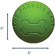 Show in main carousel: Ethical Pet Barrett Ball Dog Toy, Green, 5-in slide 3 of 4