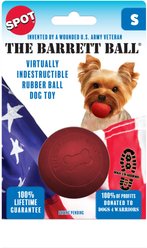 Ethical Pet Barrett Ball Dog Toy, Red, 2.5-in