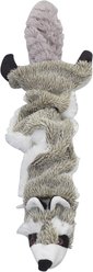 Ethical Pet Bungee Skinneeez Raccoon Stuffing-Free Squeaky Plush Dog Toy